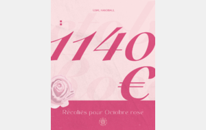 Octobre Rose : 1140€ récoltés au profit de la Fondation Gustave Roussy